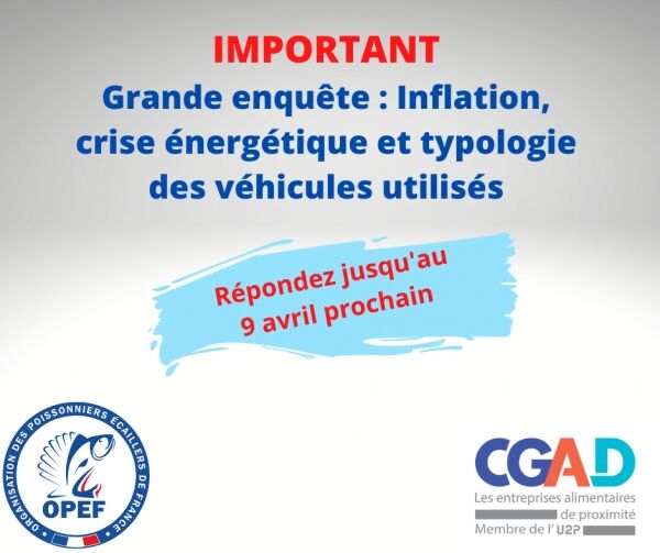 IMPORTANT - Grande enquête : Inflation, crise énergétique et typologie des véhicules utilisés