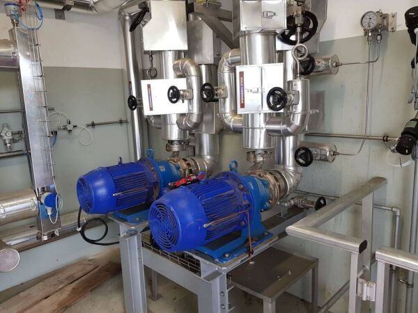 Pompes centrifuges pour transfert d'huile haute température