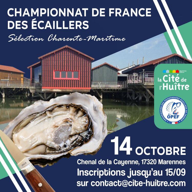 Championnat de France des écaillers - Sélections Charente-Maritime