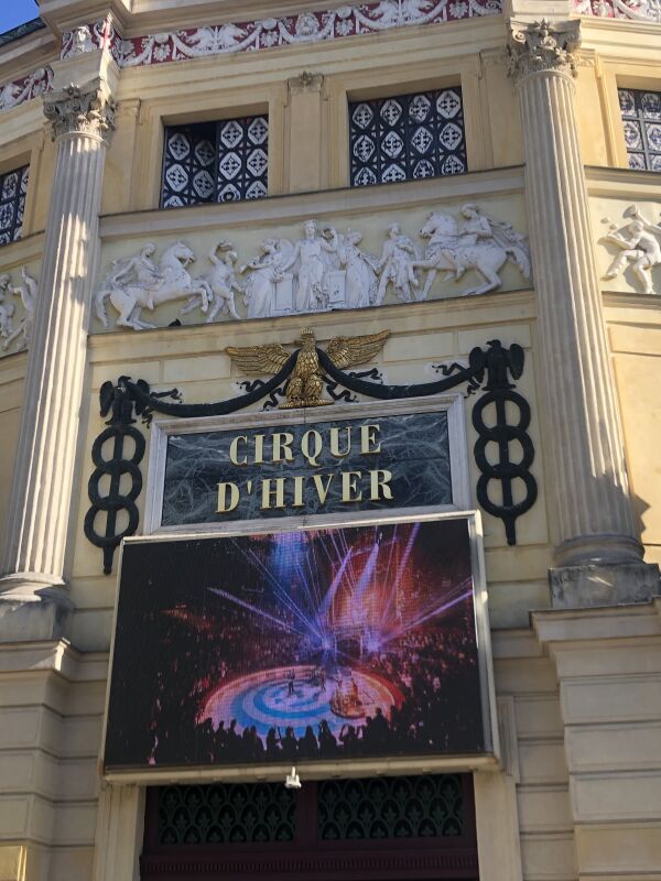 MERCREDI 26 OCTOBRE - Cirque d'Hiver Bouglione - Paris
