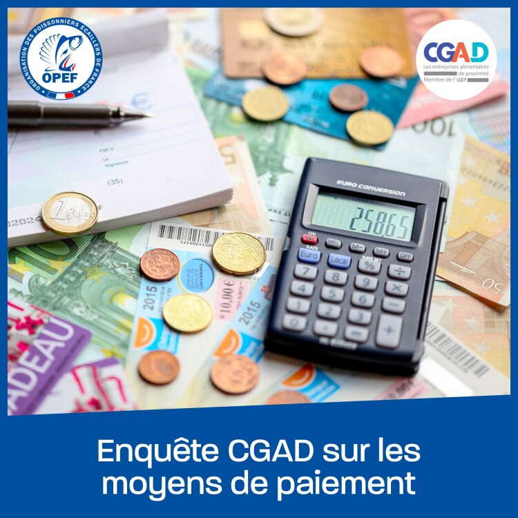 IMPORTANT - Grande enquête de la CGAD sur les moyens de paiement, répondez avant le 15 septembre !