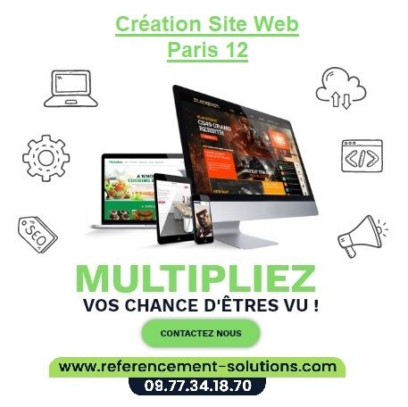 Création Site Web Paris 12